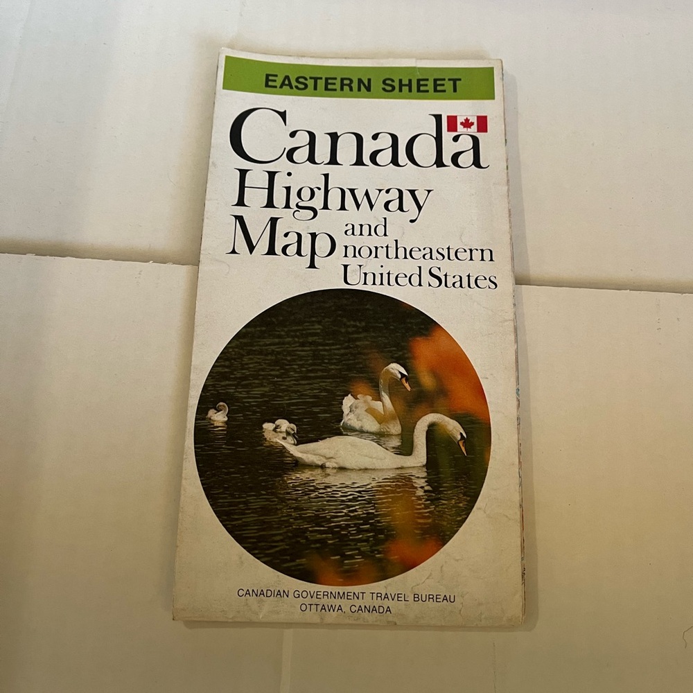 Vintage 1973 Canada highway maps
